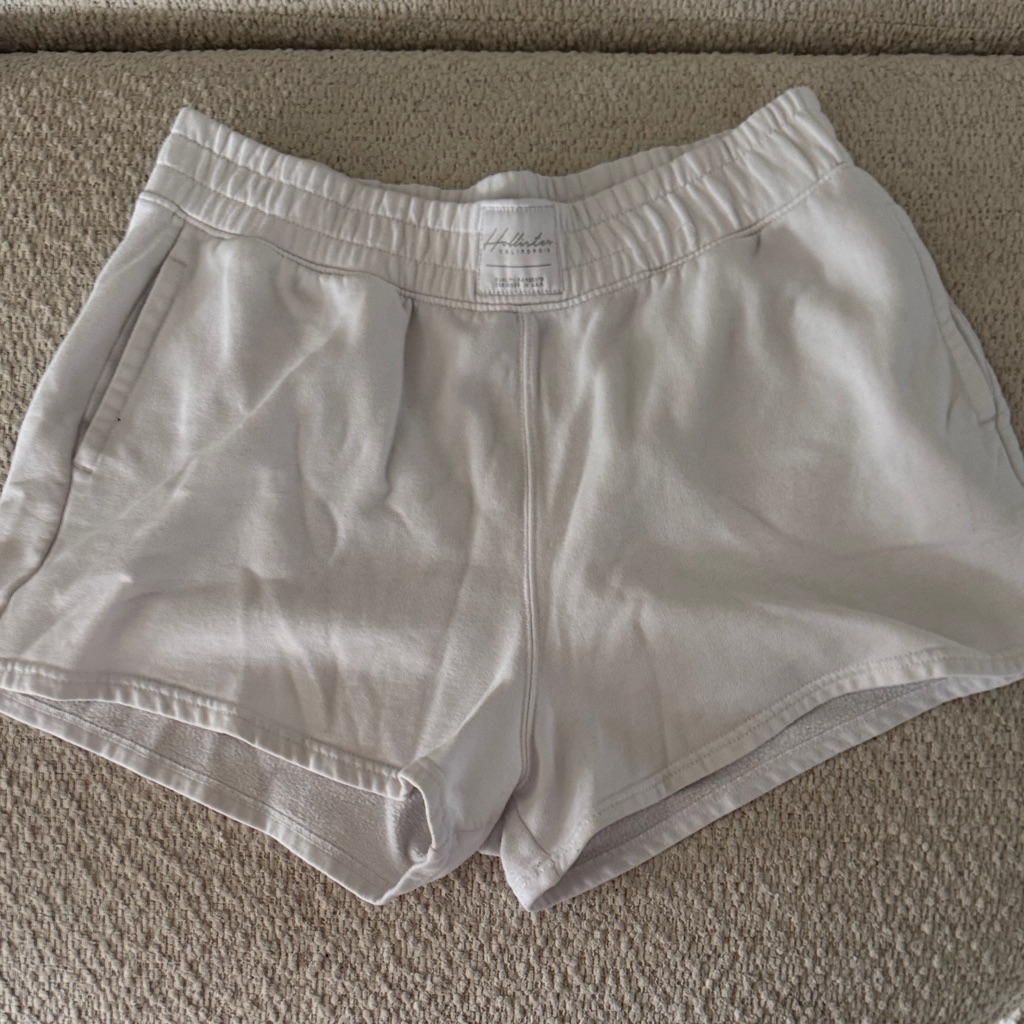 Hollister Women's White Athletic Shorts